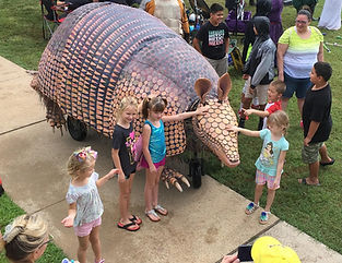 Giant Armadillo Bike Zoo