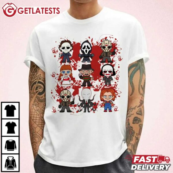 Halloween Horror Characters Horror Movie T-Shirt