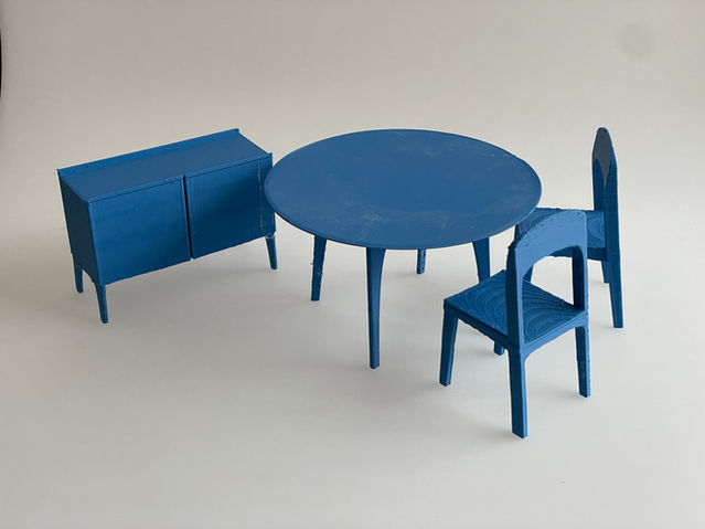 3D Prints of the heron collection