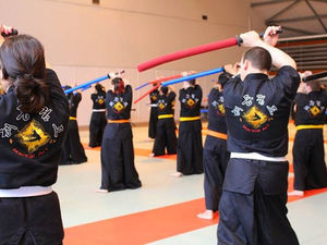 Une séance de pratique du haidong gumdo