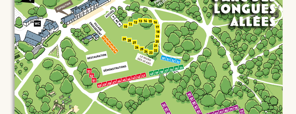 Plan Forum des Associations Parc des Longues Allées