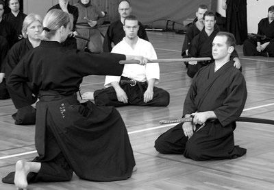 pratiquant iaido