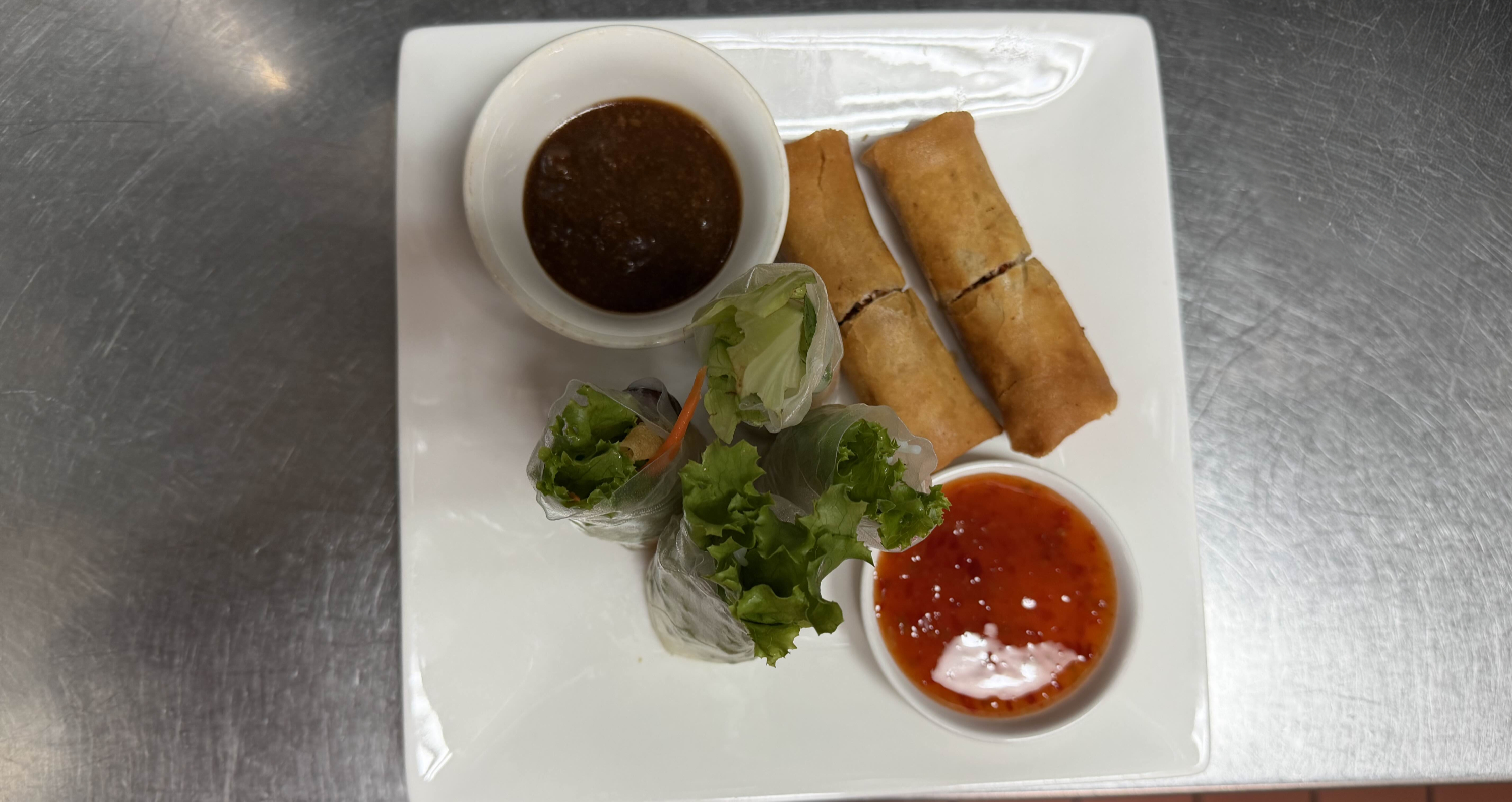 Arranged Food and Objects