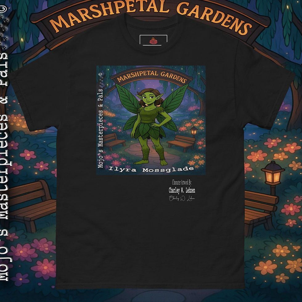 Thumbnail: M M & Pals Adult Unisex classic tee Ilyra Mossglade