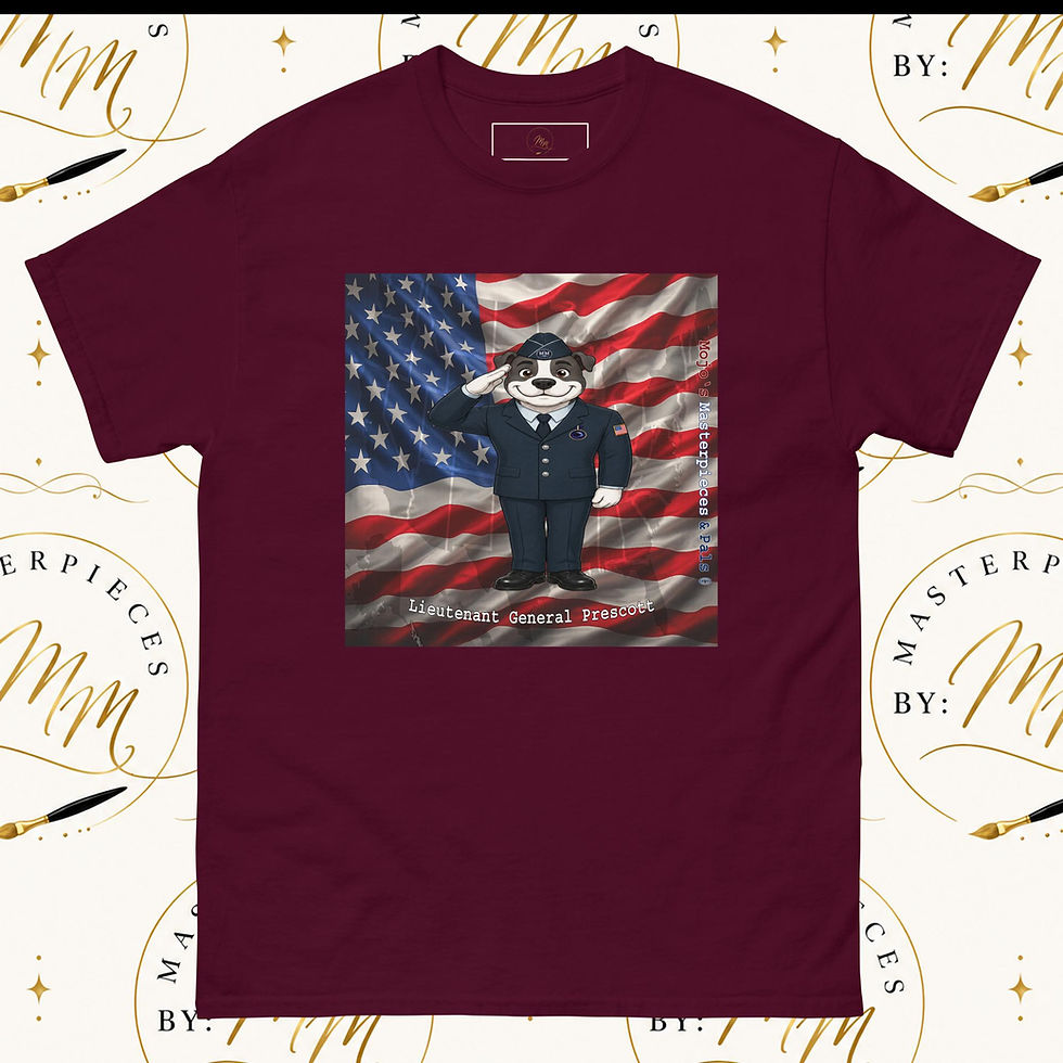 Thumbnail: American Bulldog Lieutenant General Prescott Unisex Tee