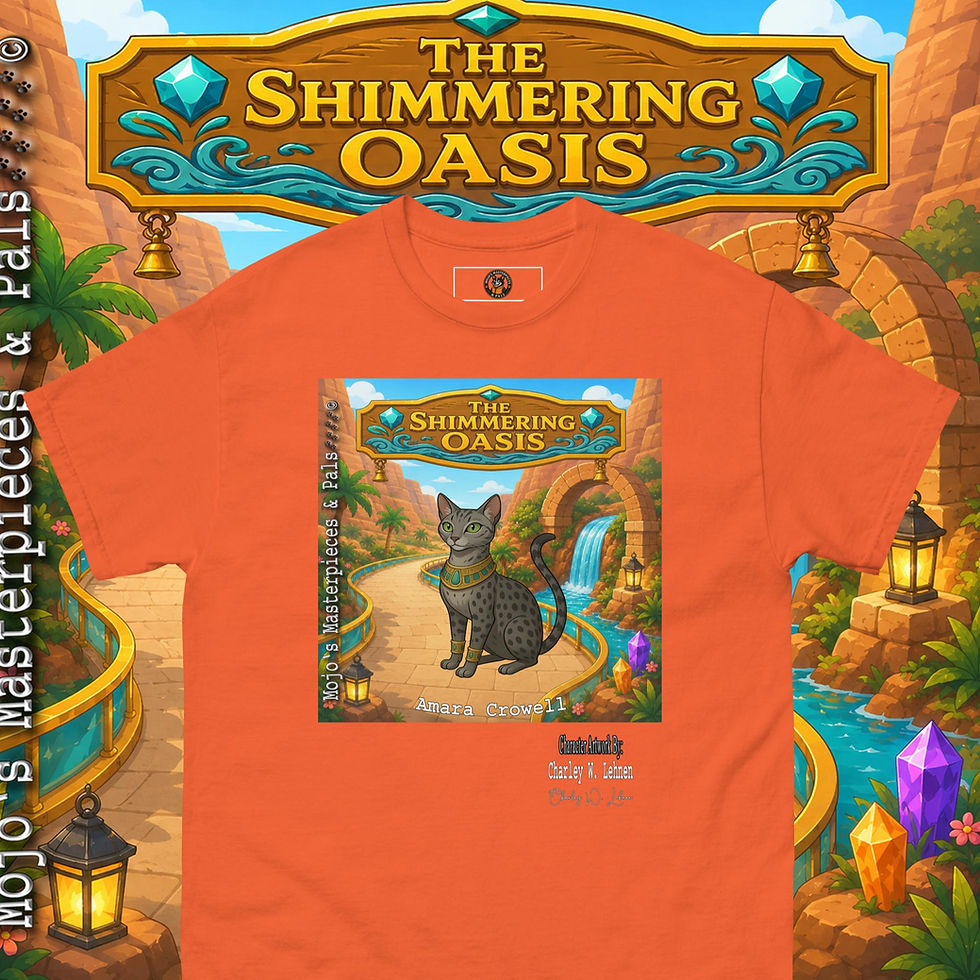 Thumbnail: Amara Crowell M M & Pals Adult Unisex classic tee By Charley W. Lehnen