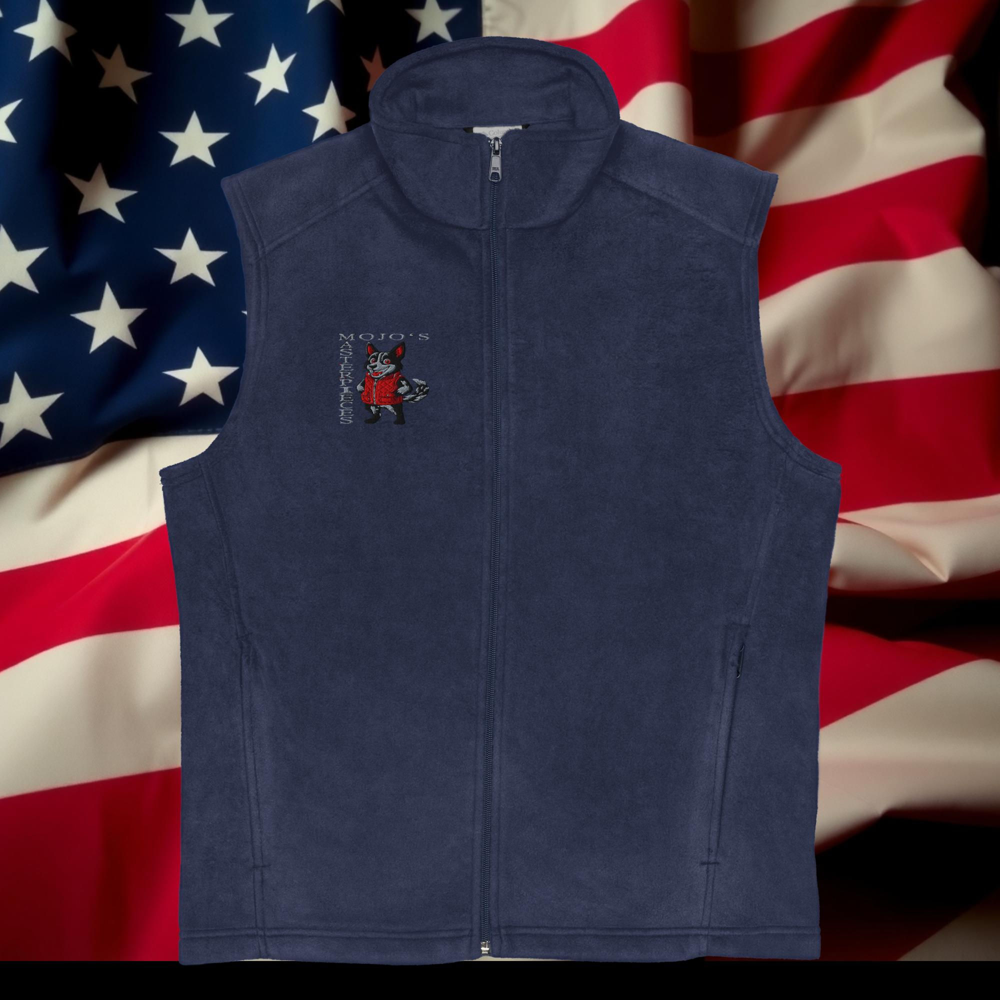 Mojo's Masterpieces New Men’s Columbia fleece vest
