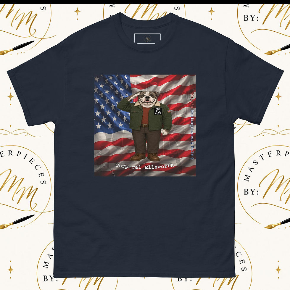 Thumbnail: Victorian Bulldog Corporal Ellsworth Unisex Tee