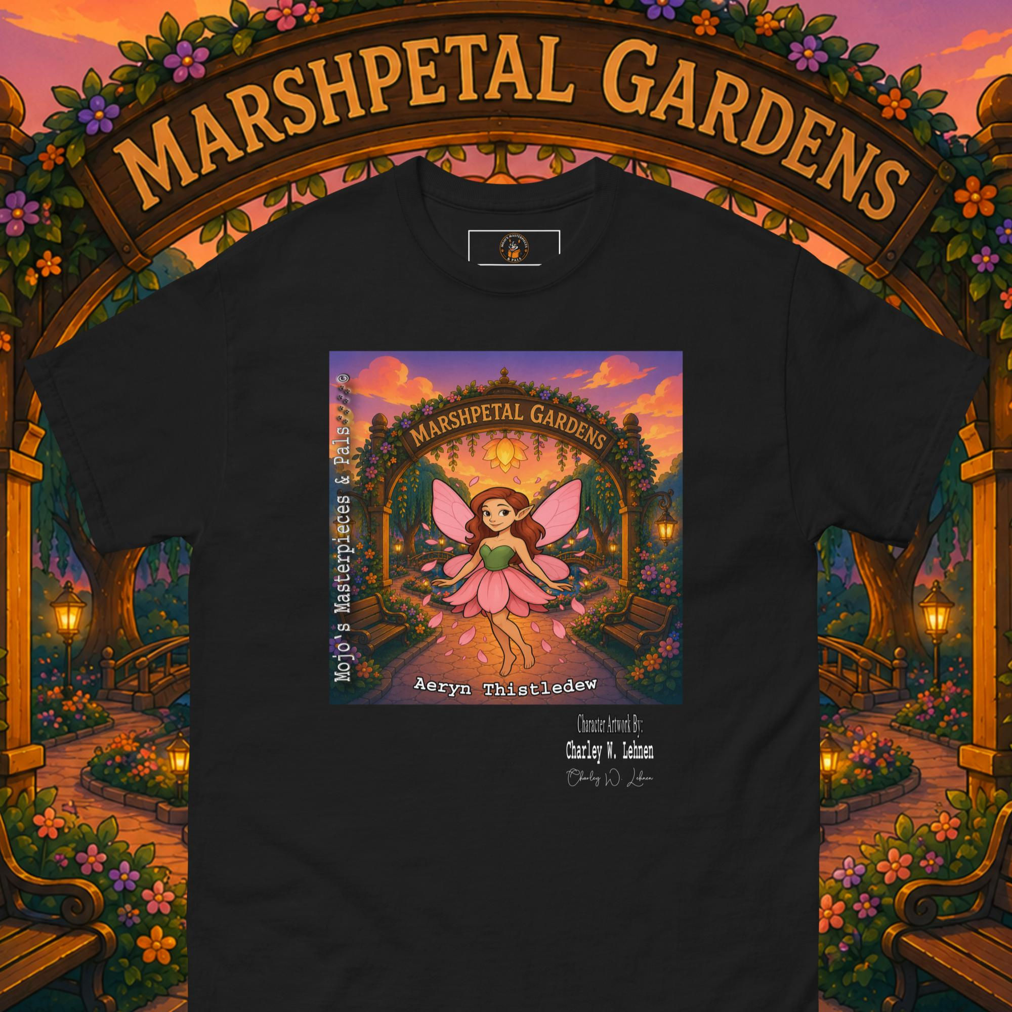 Aeryn Thistledew M M & Pals Adult Unisex classic tee By Charley W. Lehnen