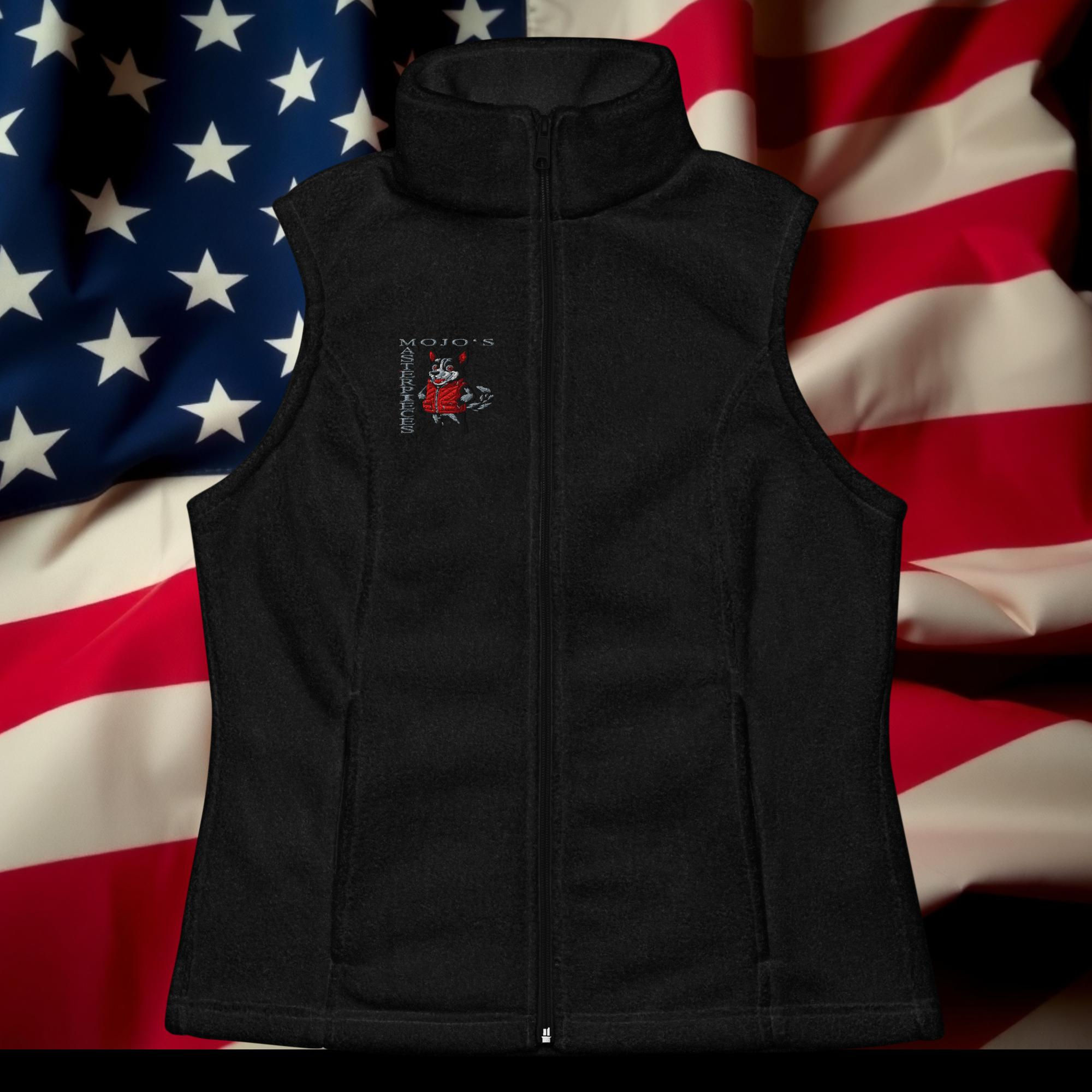 Mojo's Masterpieces New Women’s Columbia fleece vest