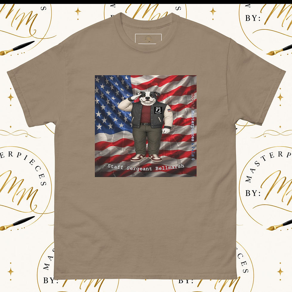 Thumbnail: American Bulldog Staff Sergeant Bellmarsh Unisex Tee