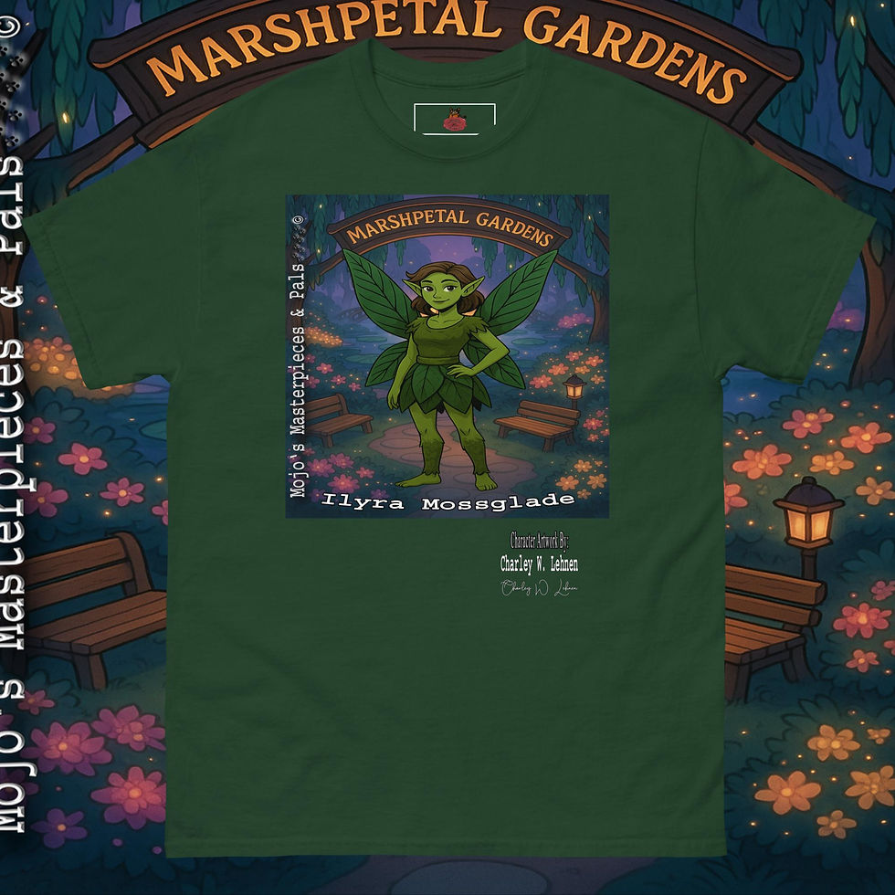 Thumbnail: M M & Pals Adult Unisex classic tee Ilyra Mossglade