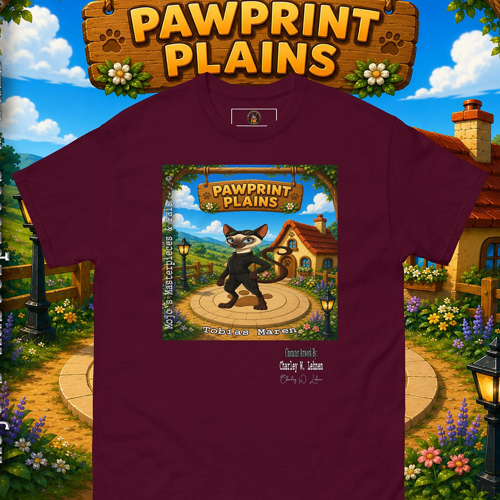 Thumbnail: Tobias Maren M M & Pals Adult Unisex classic tee By Charley W. Lehnen