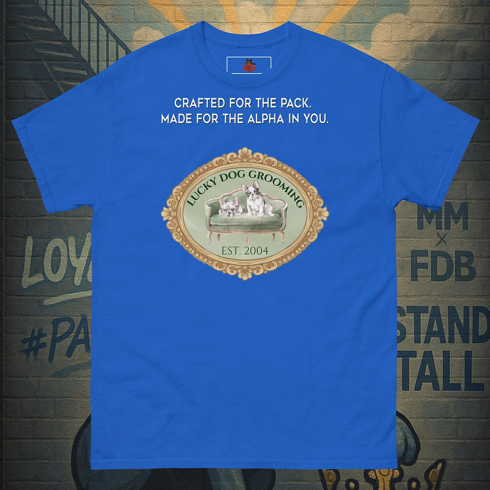 Thumbnail: Masterpieces By MM & FDB Unisex classic tee Lucky Dog Grooming