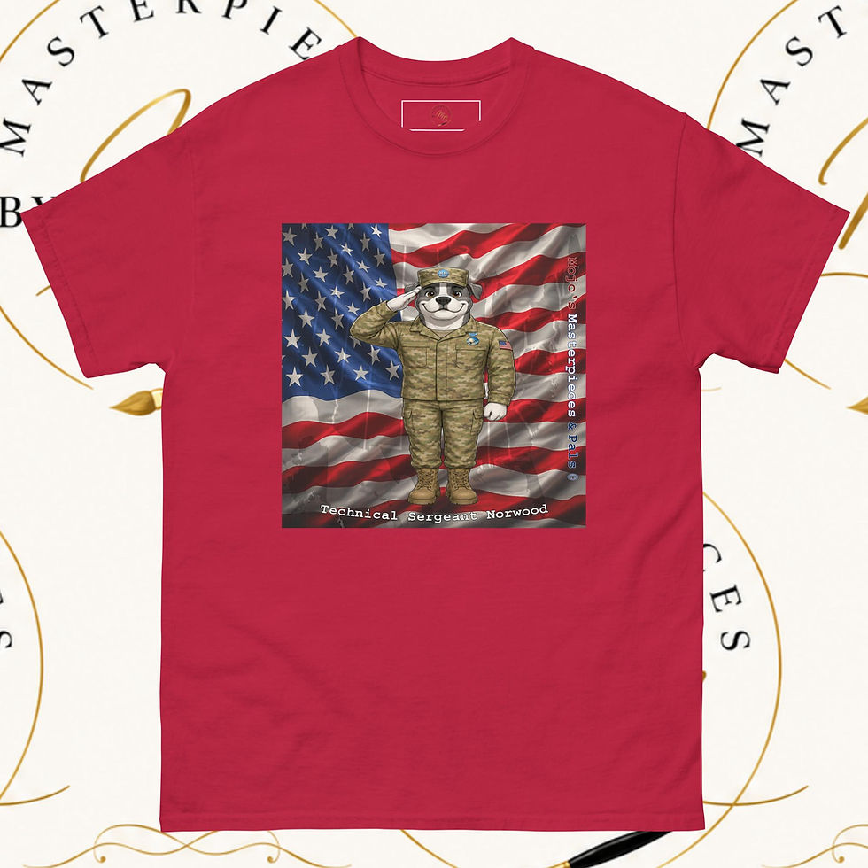 Thumbnail: American Bulldog Sergeant Norwood Unisex Tee
