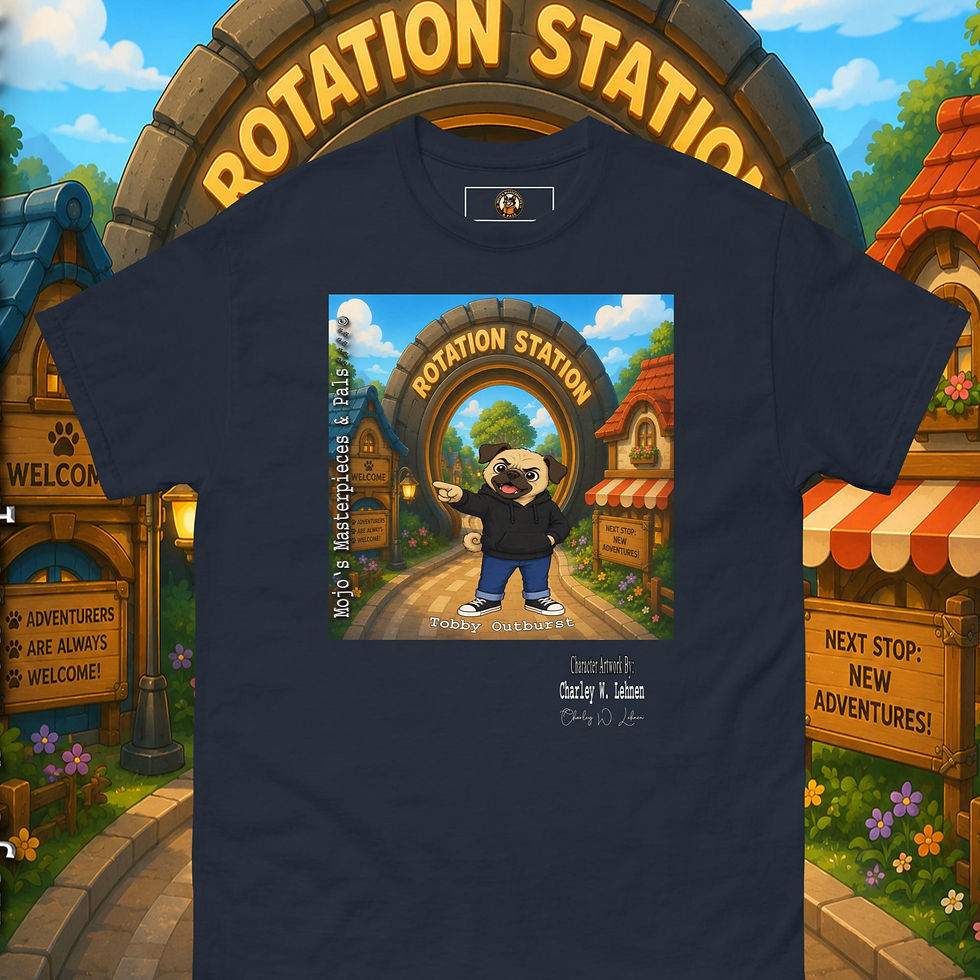 Thumbnail: Tobby Outburst M M & Pals Adult Unisex classic tee By Charley W. Lehnen