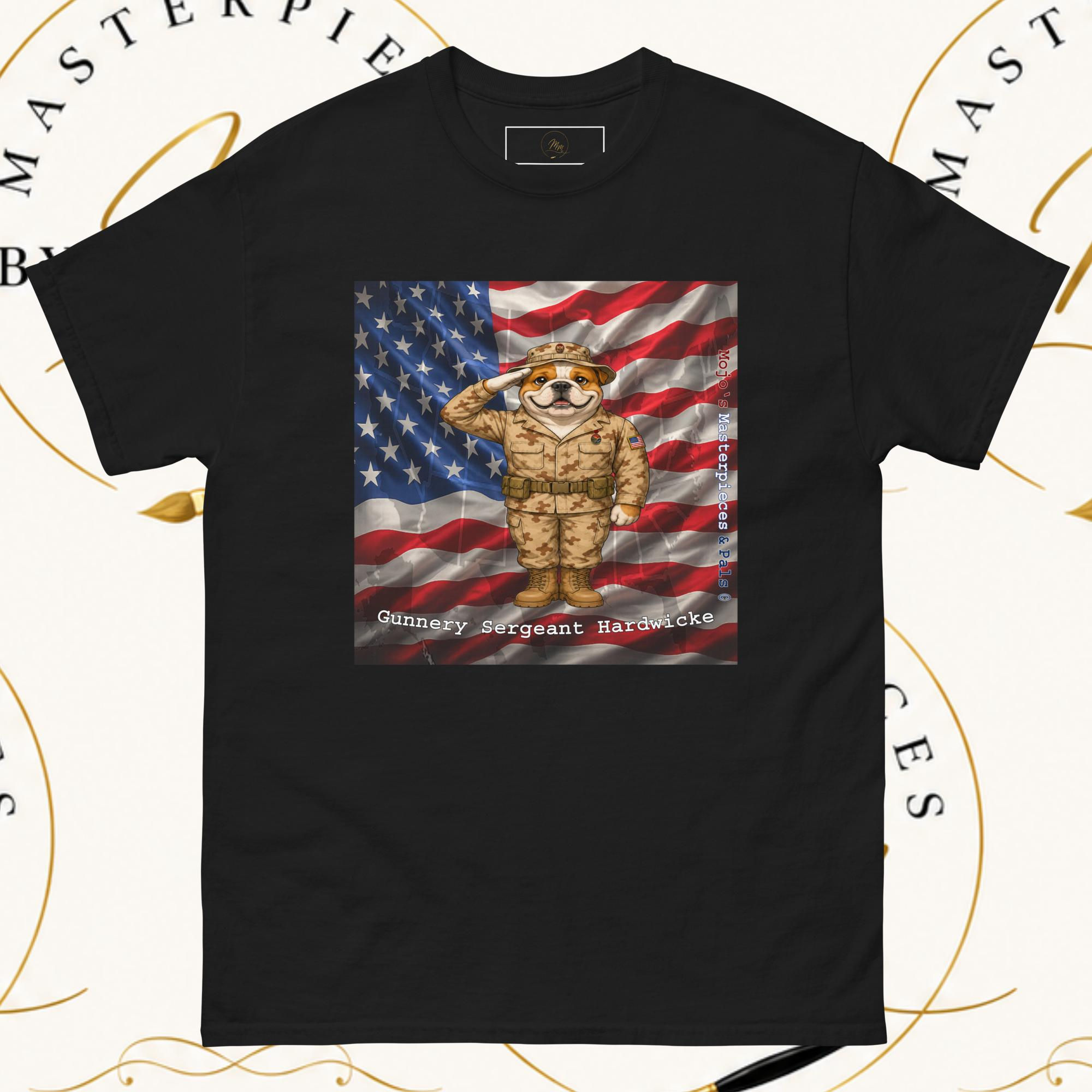 English Bulldog Gunnery Sergeant Hardwicke Unisex Tee