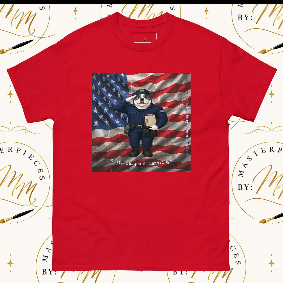 Thumbnail: Victorian Bulldog Logistics Staff Sergeant Langridge Unisex Tee