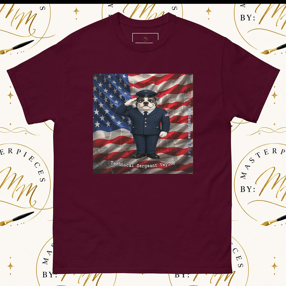 Thumbnail: Victorian Bulldog Technical Sergeant Veylor Unisex Tee