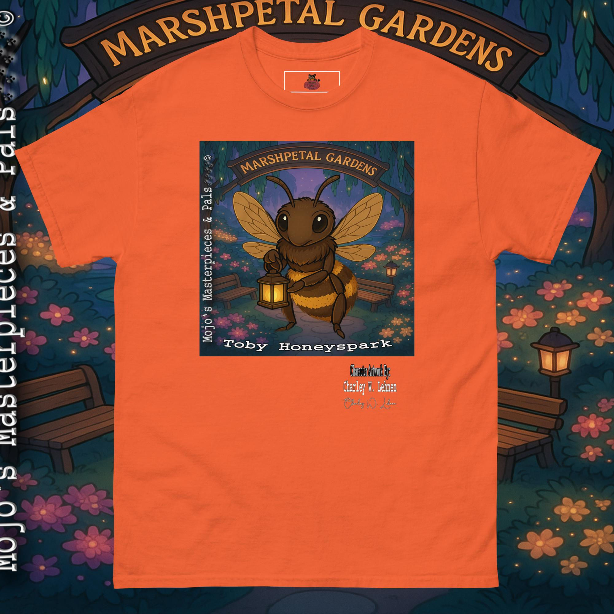 M M & Pals Adult Unisex classic tee Toby Honeyspark