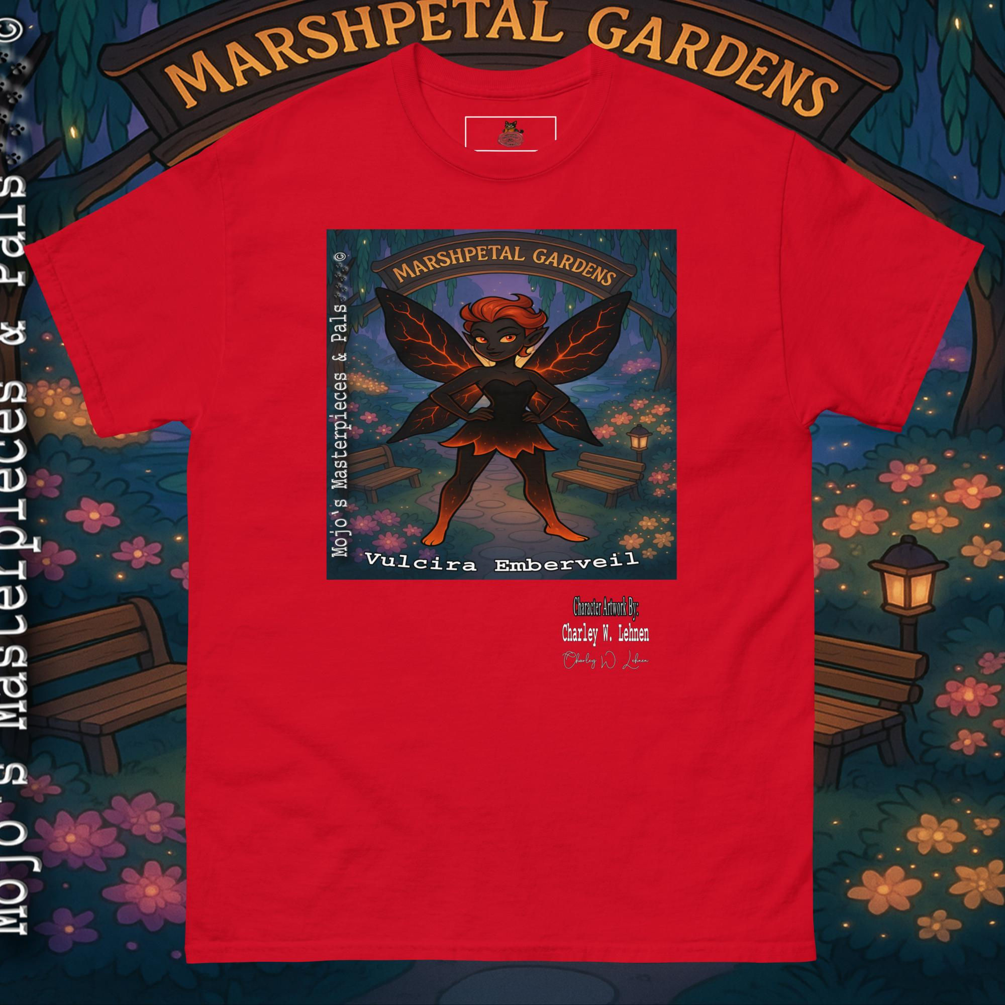 M M & Pals Adult Unisex classic tee Vulcira Emberveil