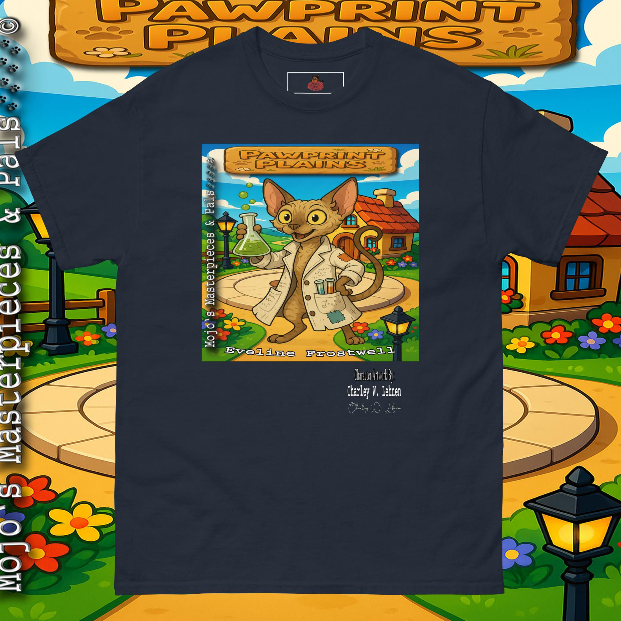 M M & Pals Adult Unisex classic tee Eveline Frostwell