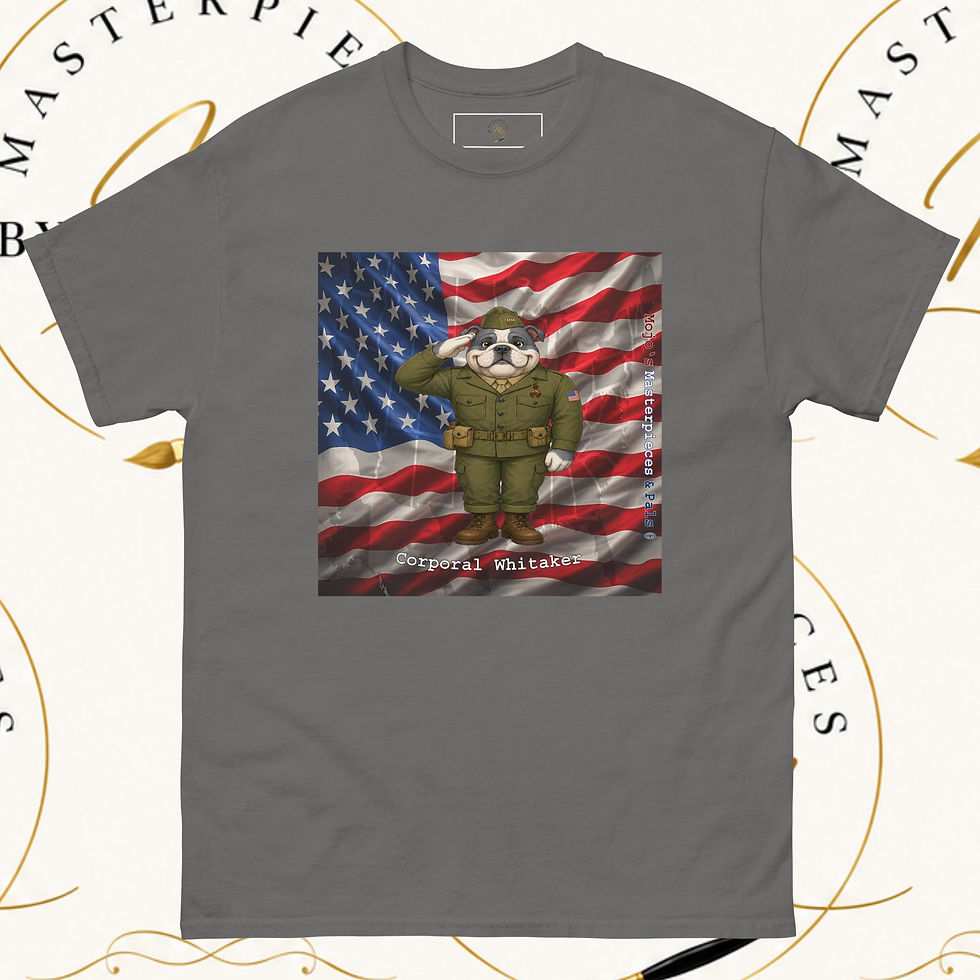 Thumbnail: English Bulldog Corporal Whitaker Unisex Tee