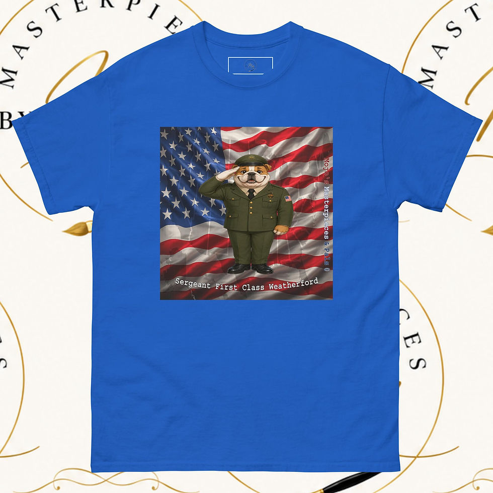Thumbnail: Victorian Bulldog First Class Weatherford Unisex Tee