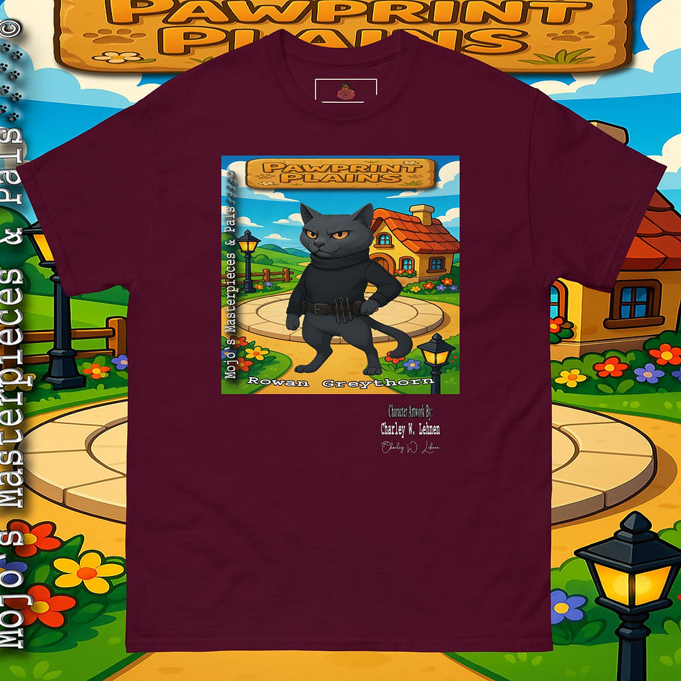 Thumbnail: M M & Pals Adult Unisex classic tee Rowan Greythorn