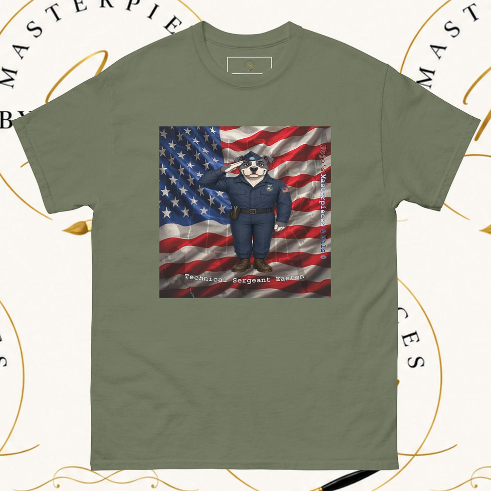 Thumbnail: American Bulldog Sergeant Easton Unisex Tee