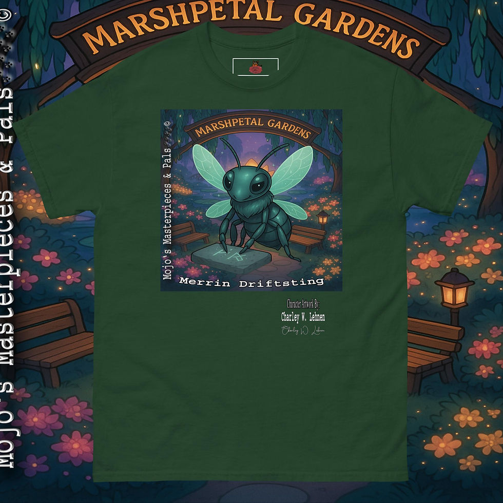 Thumbnail: M M & Pals Adult Unisex classic tee Merrin Driftsting