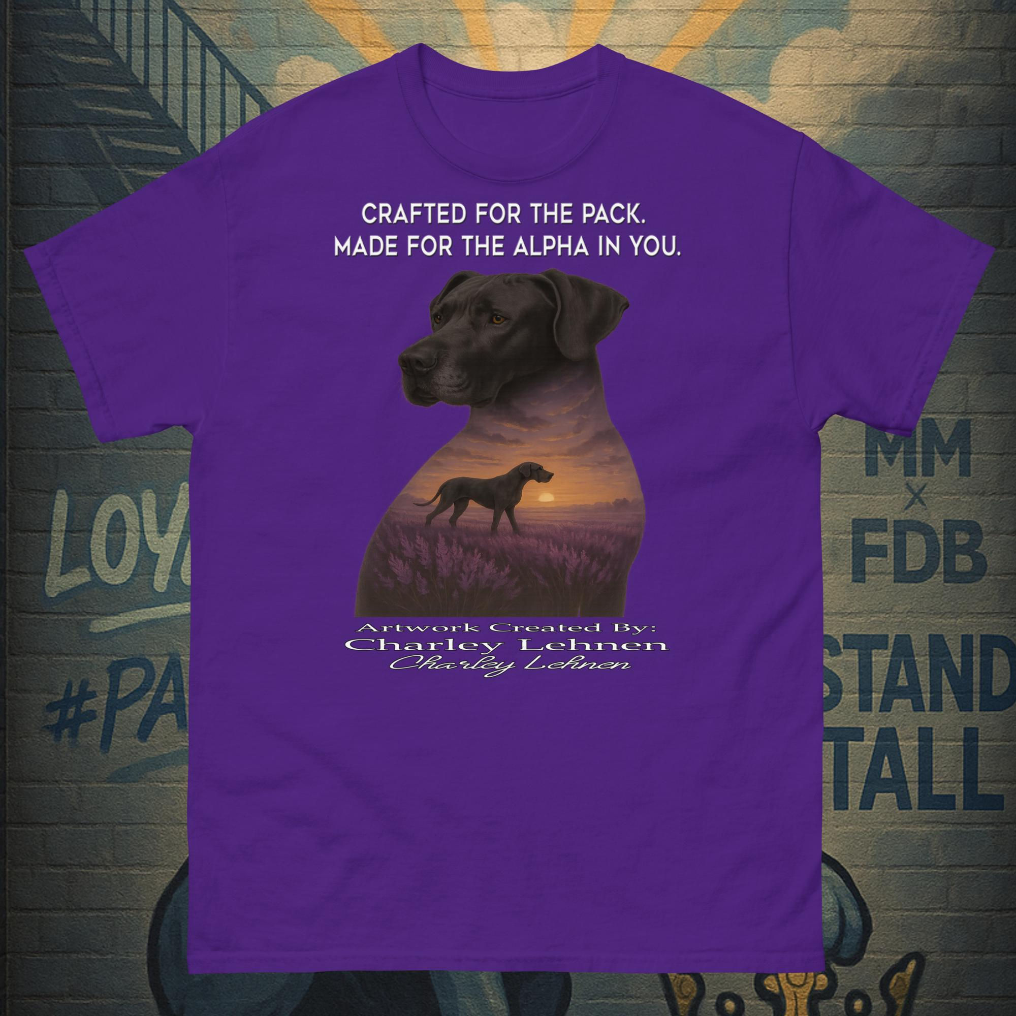 Masterpieces By MM & FDB Unisex classic tee Lavender Horizon