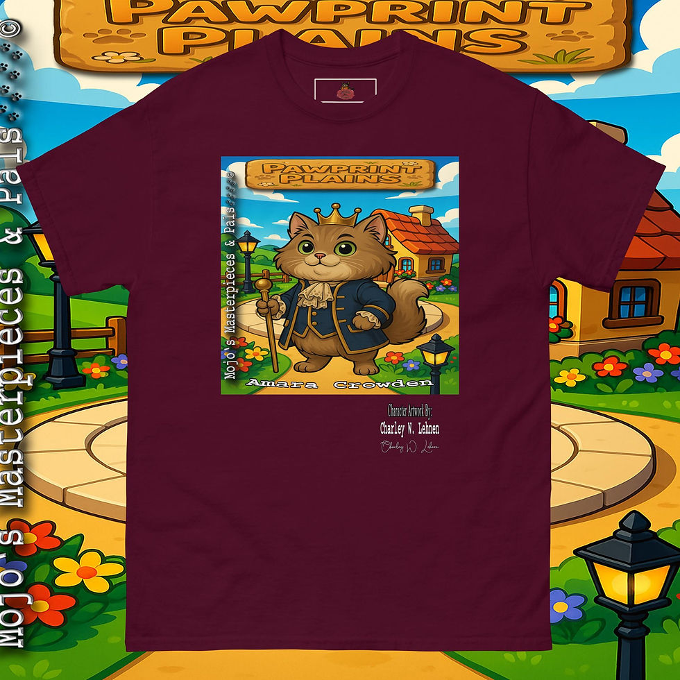 Thumbnail: Amara Crowden M M & Pals Adult Unisex classic tee By Artist Charley W. Lehnen
