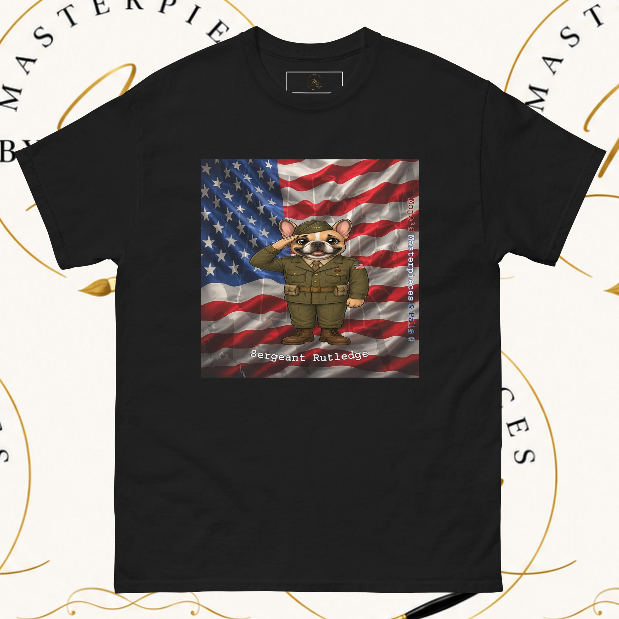 French Bulldog Sergeant Rutledge Unisex Tee