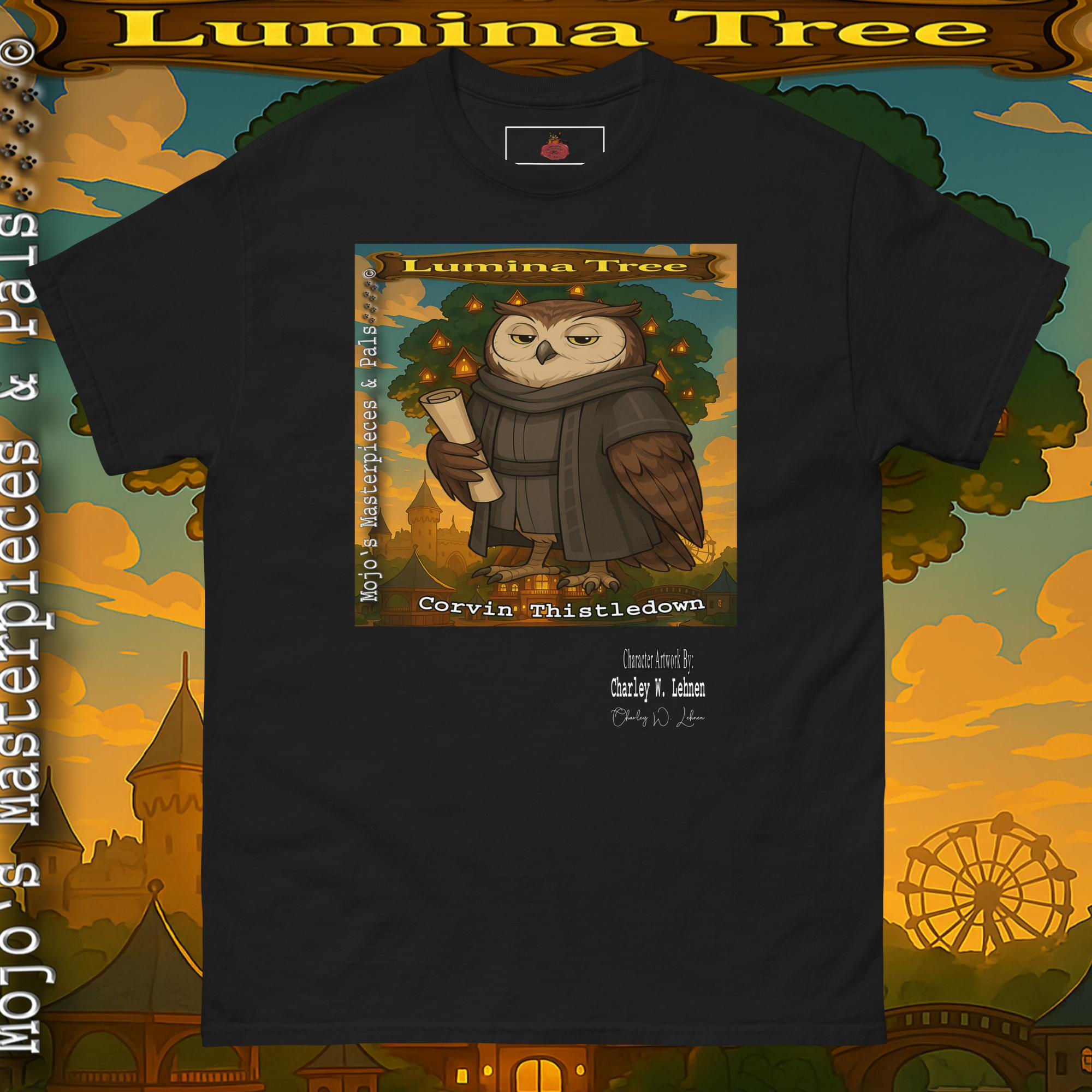 M M & Pals Adult Unisex classic tee Corvin Thistledown