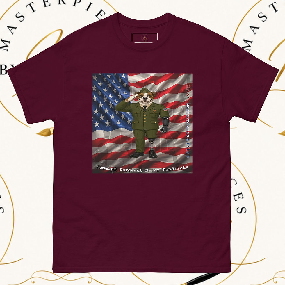 Thumbnail: American Bulldog Command Sergeant Major Kendricks Unisex Tee