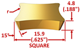 SDUN15 OD SCARFING INSERT