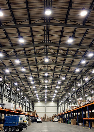 commercial lights installed big commerci