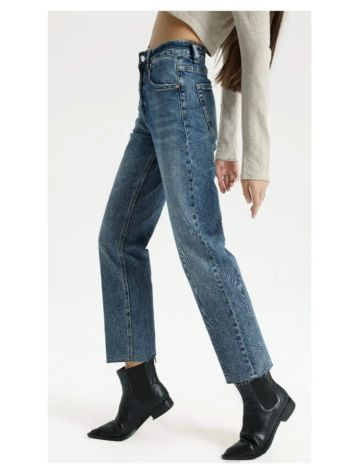 Wide jeans a vita alta