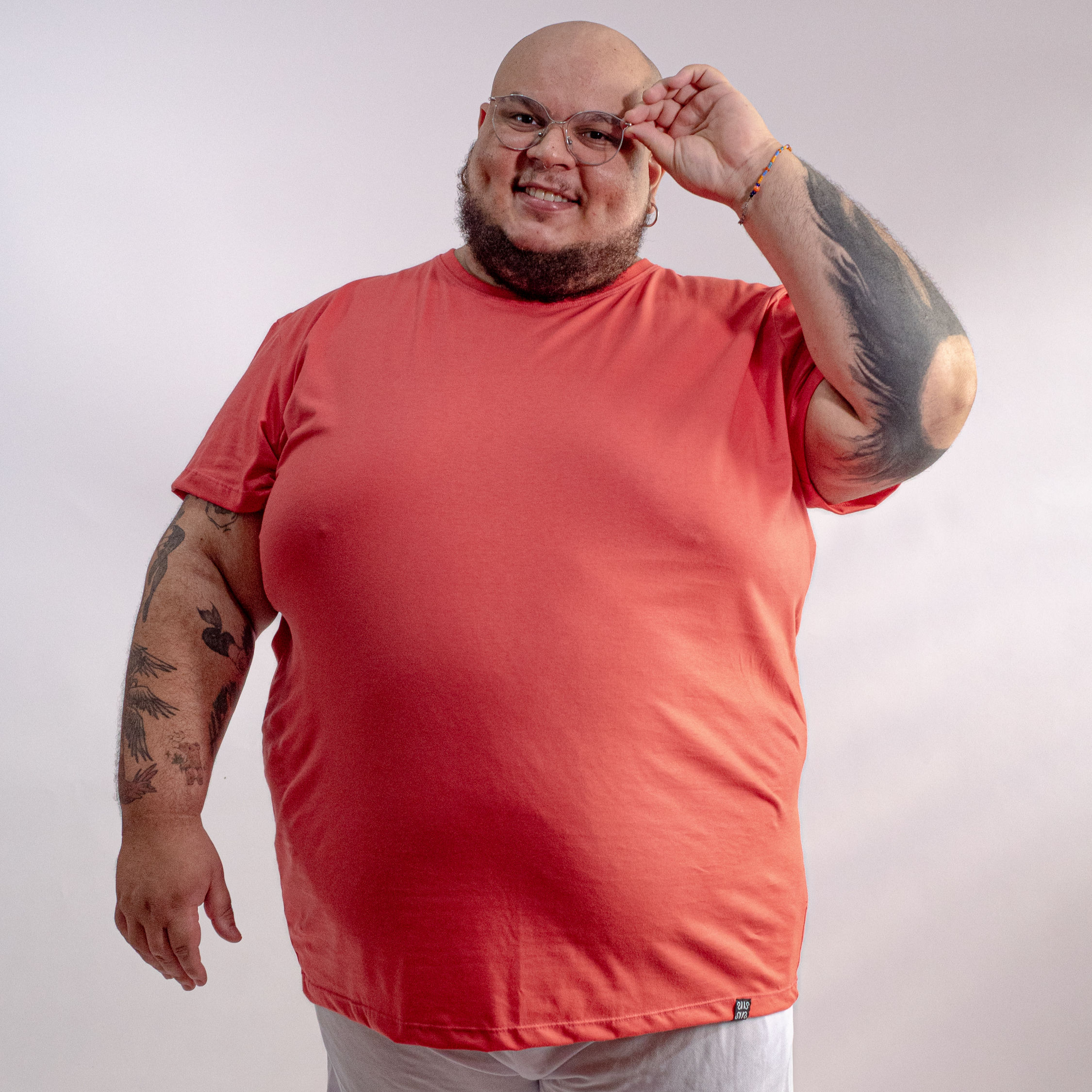Camiseta Básica Goiaba