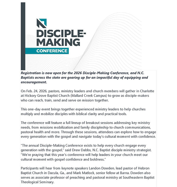 Registration is now open for the 2026 Disciple_Page_1.jpg