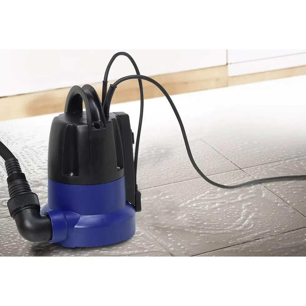 Miniaturbild: Renkforce 1519493 flat suction submersible pump 7000 l/h 7 m