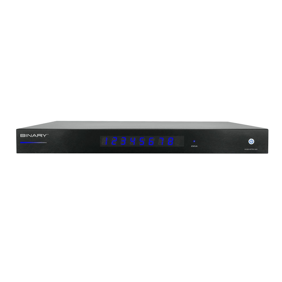 Thumbnail: Binary™ 660 Series 4K HDR HDMI Matrix Switcher - 8x8