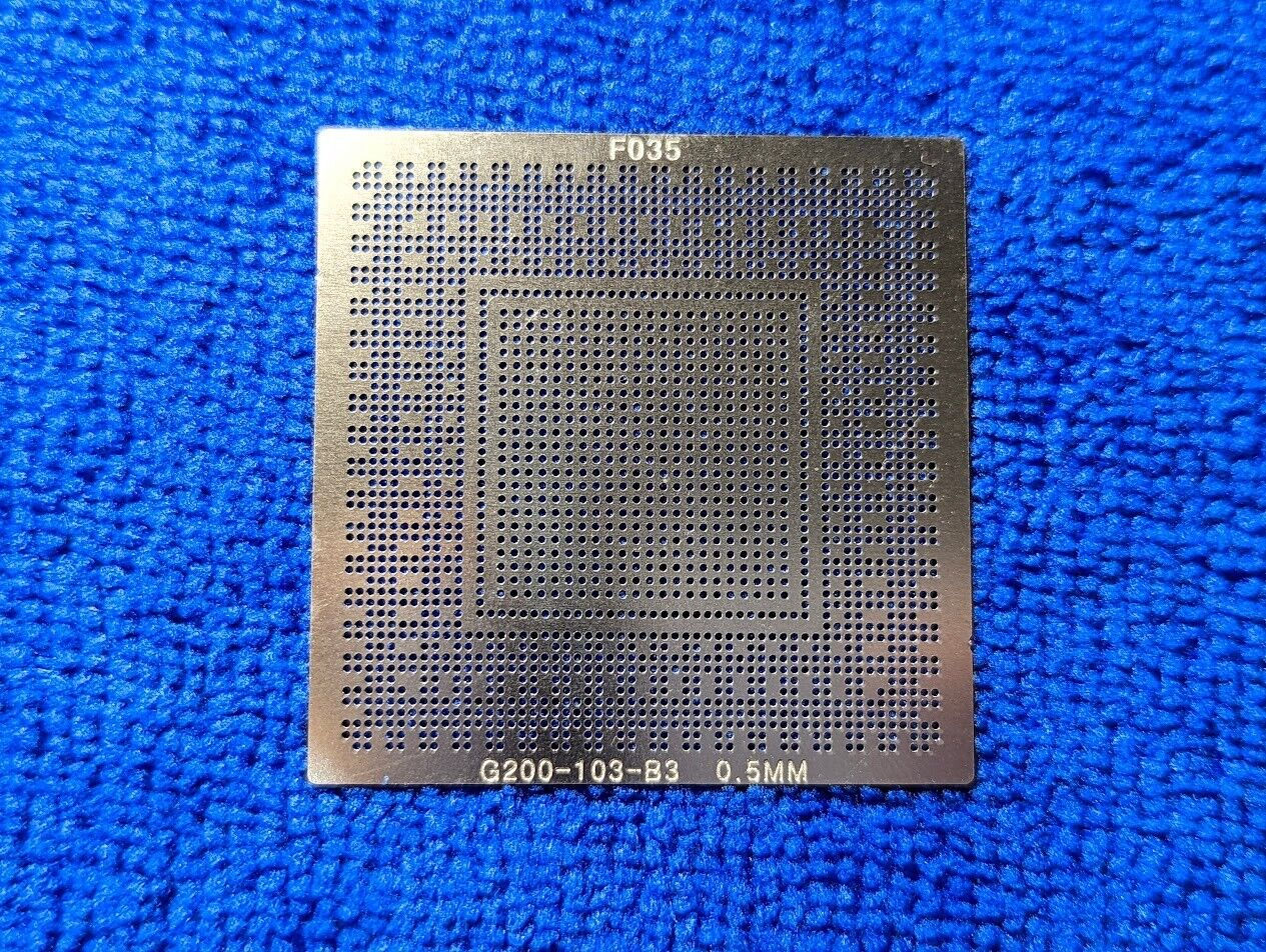 BRAND NEW GF 100-030-A3 DIRECT HEATING REBALL STENCIL 0.5MM