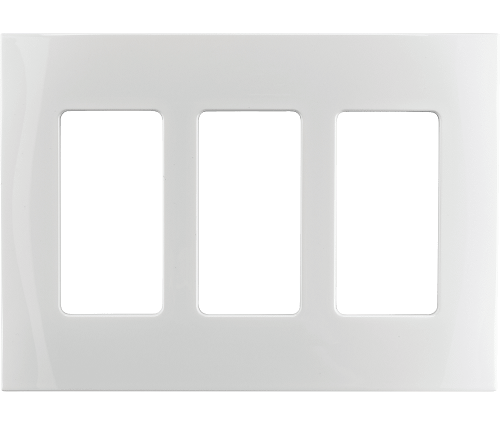 Control4® 3 Gang Faceplate - White