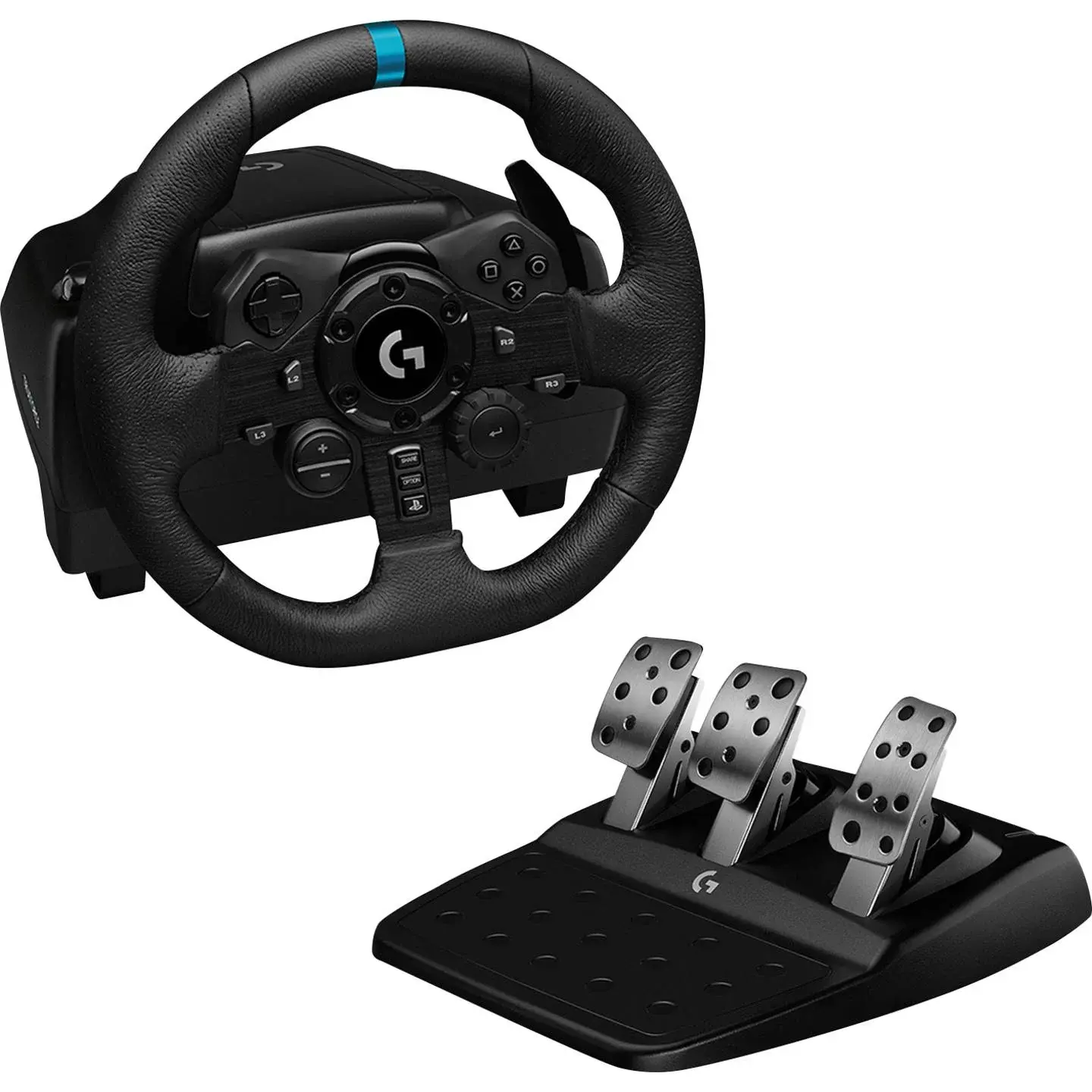 Logitech Gaming G923 Steering Wheel USB PlayStation 5, PlayStation 4, PC Black
