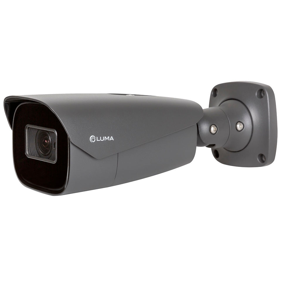 Luma Surveillance™ 420 Series 4MP Bullet IP Outdoor Motorized Camera | Black