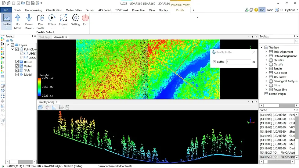 Thumbnail: LiDAR360 Framework - base LiDAR360 license