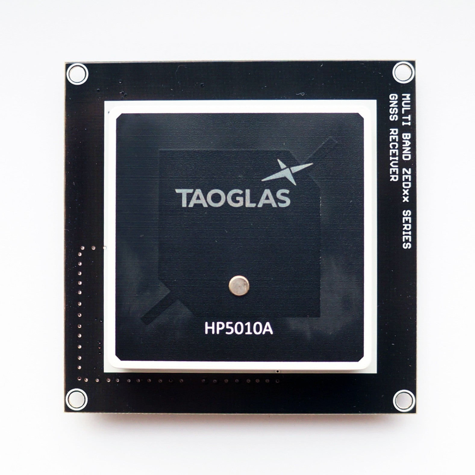 ZED-F9P RTK receiver board with MultiBand antenna L1, L2 with EMI protection + L