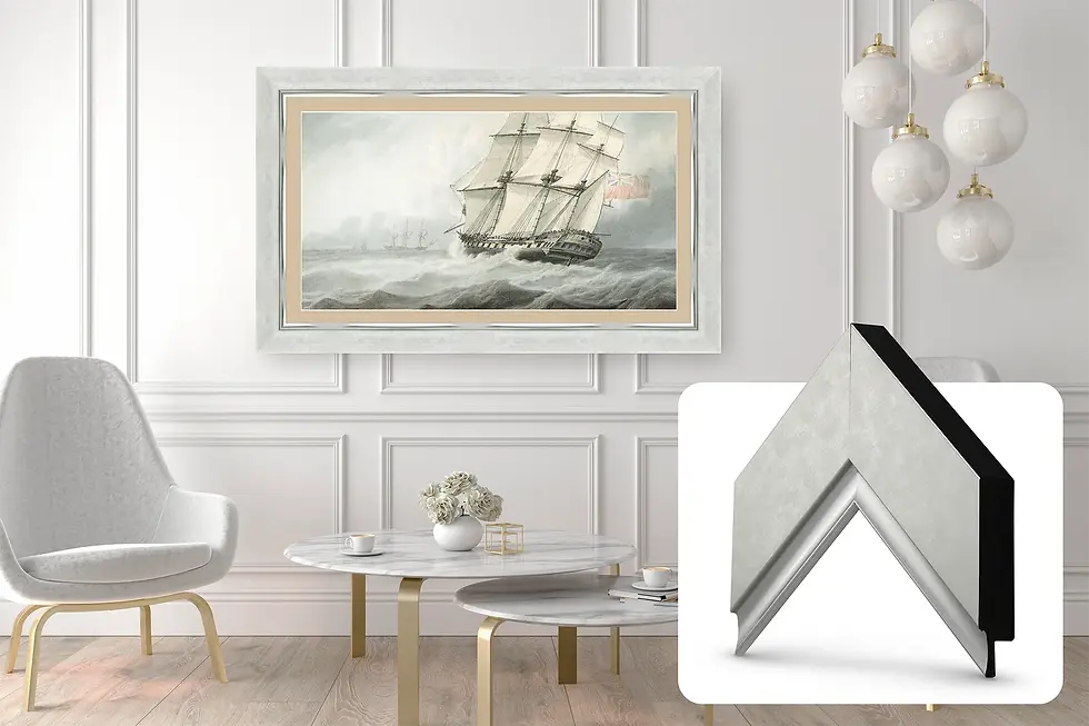 Thumbnail: Contemporary Silver Deco Frame
